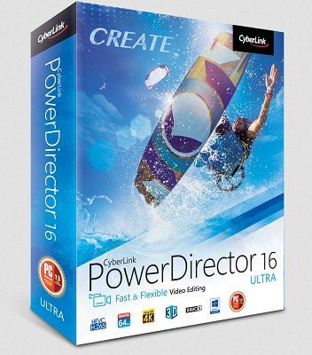 Gratis: CyberLink PowerDirector 16 (statt 43€)