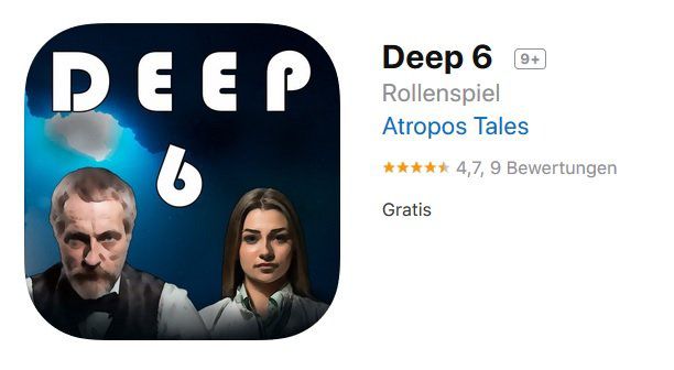 iOS: Abenteuerspiel Deep 6 kostenlos (statt 2,29€)