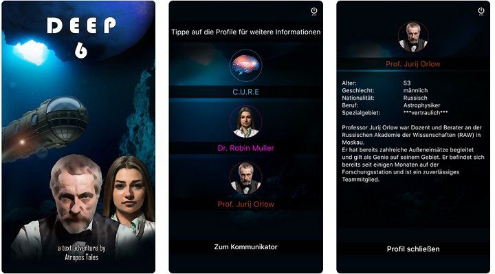 iOS: Abenteuerspiel Deep 6 kostenlos (statt 2,29€)