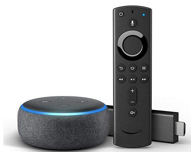 Fire TV Stick mit Alexa Sprachfernbedienung + Echo Dot 3. Gen. für 49,99€ (statt 84€)