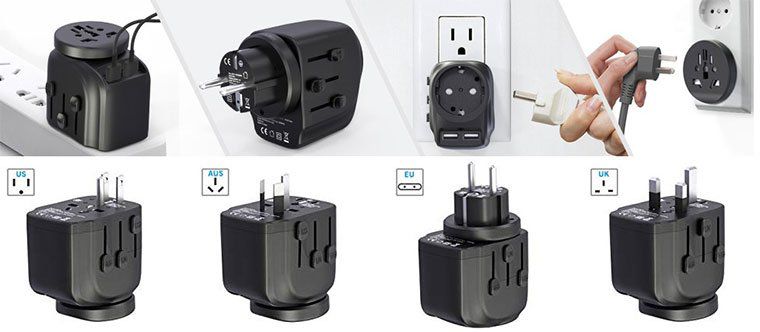 CHUNNUO 2in1 Reiseadapter mit USB Anschluss für 16,99€ (statt 26€)