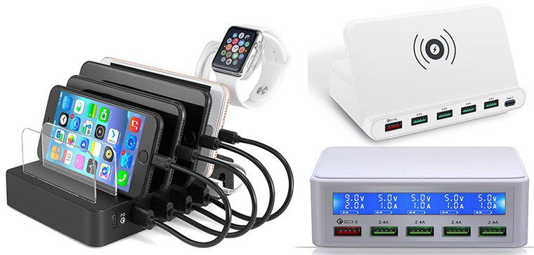 25% Rabatt auf diverse Multi Port USB Ladestationen mit bis zu 60W ab 22,49€