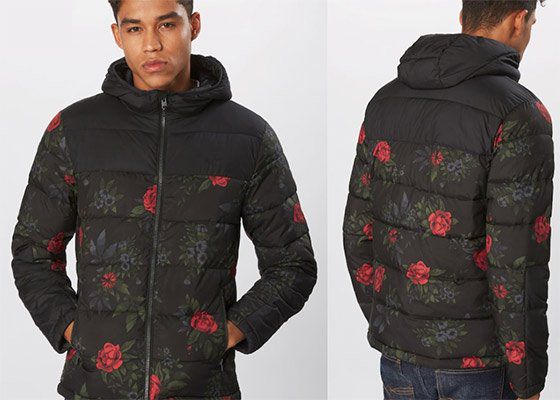 Hollister Herren Jacke MW PUFFER HOOD FLORAL 1CC für 53,91€ (statt ~80€)