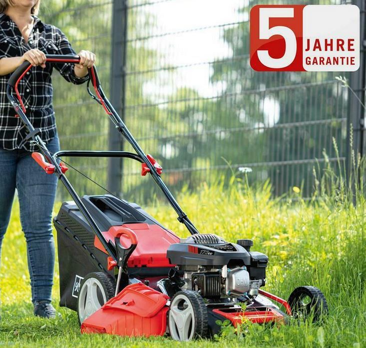 Scheppach MS173 51 Benzin Rasenmäher mit Radantrieb für 249,95€ (statt 289€)