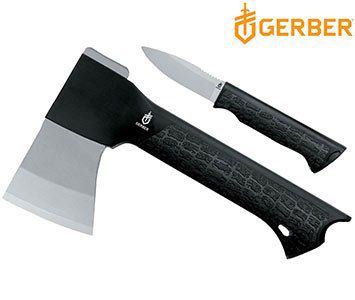 Gerber Gator Outdoor Set Axt + Messer (Inkl. Gürtel Etui) für 30,90€ (statt 49€)