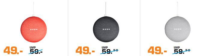 Google Home Mini + Ednet WiFi Steckdose für 49€ (statt 63€)