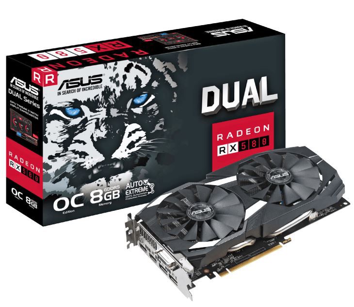 ASUS Radeon RX580 Dual 8GB OC Grafikkarte + 240GB SSD + Xbox Game Pass für 191,98€ (statt 239€)