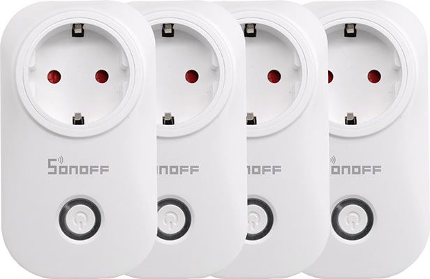4er Pack: Sonoff S20 WiFi Remote Steckdose für 37,99€   aus DE