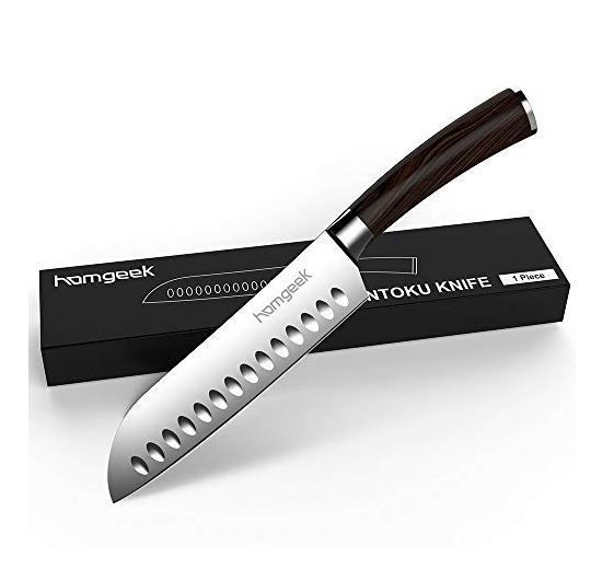 homgeek Santoku Küchenmesser aus deutschem Stahl ab 17,99€ (statt 30€)