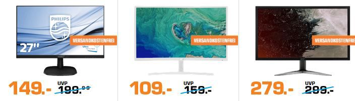 Saturn Monitor Late Night Shopping: z.B. ASUS MG279Q WQHD Gaming Monitor + Matthias Schweighöfer Collection für 429€ (statt 498€)