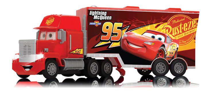 Schuco RC Cars 3 Turbo Mack Truck (89025) mit Turbogang und abnehmbaren Anhänger für 40,99€ (statt 45€)