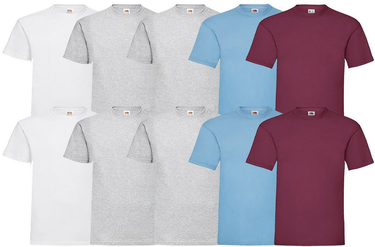 Fruit of the Loom   10 T Shirts M bis 5XL ab je Set 22,95€ (statt 31€)