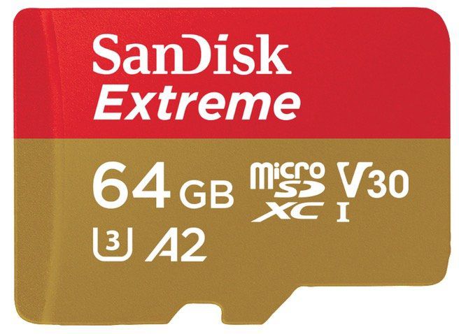 SANDISK Extreme Micro SD Speicherkarte 64GB für 10,29€ (statt 17€)