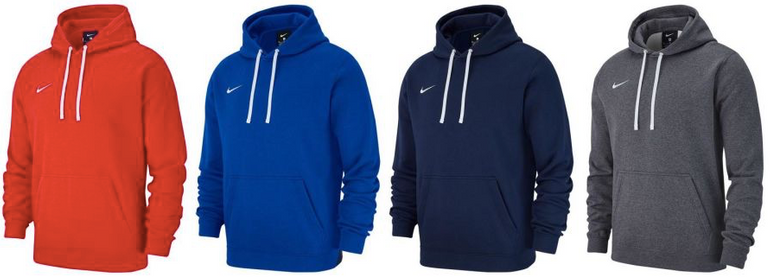 Nike Team Club 19 Kapuzenpullover in 5 Farben für je 25,90€ (statt 30€)