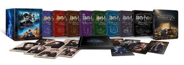 Wizarding World 9 Film Collectors Edition als Steelbook für 80,73€ (statt 120€)