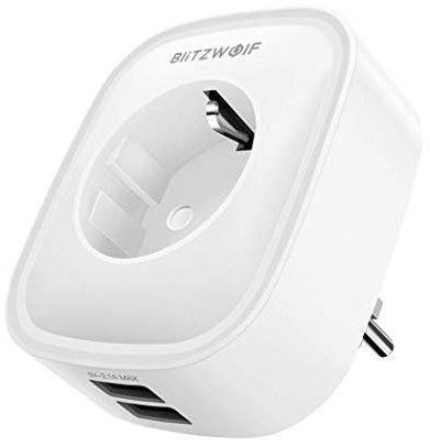 Blitzwolf BW SHP5 WLAN Steckdose mit Dual USB Port & App Steuerung für 9,99€   Prime