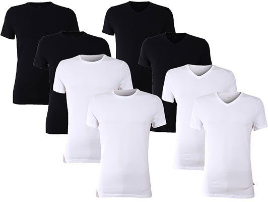 4er Pack Joop! Herren Basic T Shirt O Neck / V Neck für je 29,95€ (statt 70€)