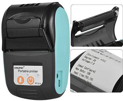 GOOJPRT PT 210 Mini Bluetooth Thermodrucker (58mm) für 28€