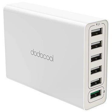 dodocool 58W 6 Port USB Ladegerät mit Quick Charge 3.0 für 12,99€   Prime
