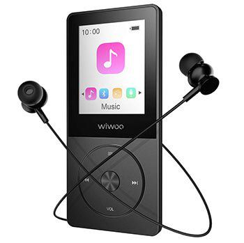 16GB MP3 Player mit LCD & FM Radio   durch Speicherkarte erweiterbar für 14,45€