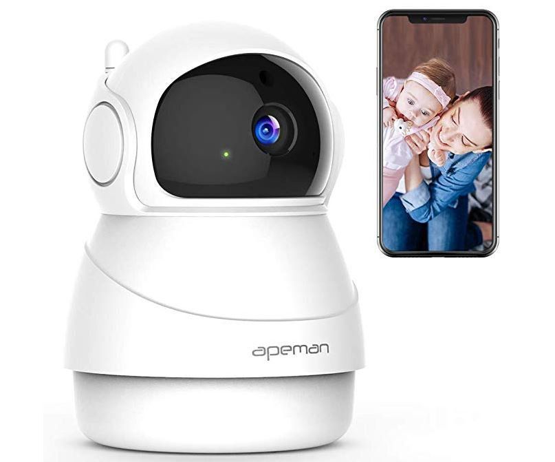 APEMAN 1080P WLAN Indoor Überwachungs Kamera für 17,09€  (statt 30€)