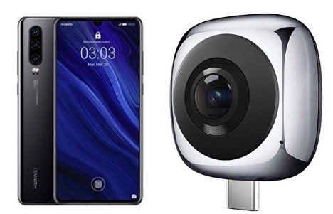 🔥 Huawei P30 Smartphone 128GB + Huawei 360° Kamera für 484,11€ (statt 603€)