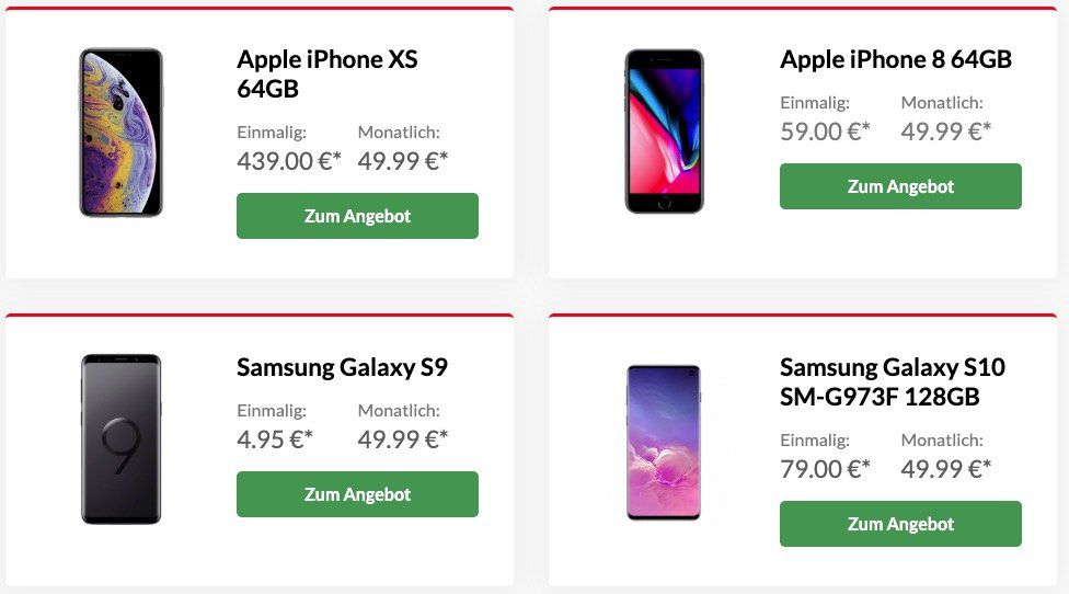 Vodafone Red M dank GigaKombi mit 21GB LTE für 39,99€ mtl. + Smartphone (z.B. Galaxy S10 nur 79€) + gratis Wireless In Ear (Wert 85€)