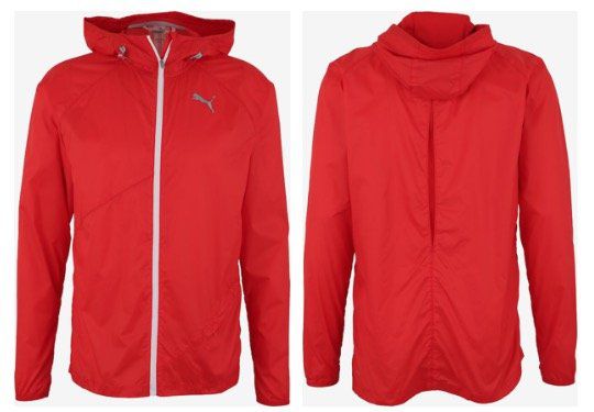 Puma Herren Windjacke in Rot für 24,25€ (statt 40€)