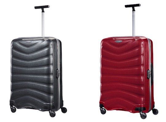 Samsonite 4 Rollen Trolley Firelite 55cm in Rot oder Schwarz für 140,15€ (statt 184€)