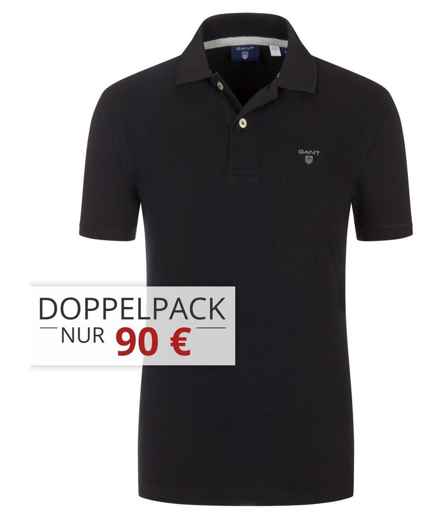 Gant Pique Poloshirts im Doppelpack für 85€ (statt 110€)