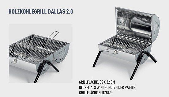 Enders Holzkohlegrills und Accessoires bei vente privee   z.B. Dallas 2.0 Holzkohlegrill für 29,99€ (statt 45€)