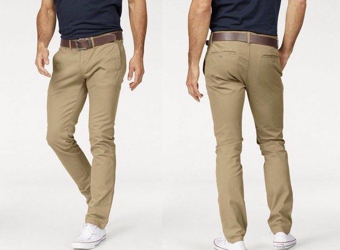 Vorbei! Tommy Jeans Herren Original Slim Fit Chino Hose ab 39,59€