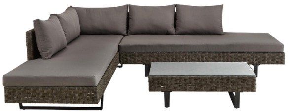 Loungegarnitur Martha inkl. Tisch, Auflagen & Kissen für 259,35€ (statt 399€)