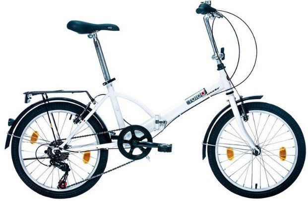 Leader Klapprad Foldo 1.0 Steel (20 Zoll, 6 Gänge, Felgenbremsen) für 186,99€ (statt 219€)