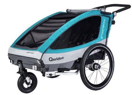 Qeridoo Sportex 2 2018 Fahrradanhänger für 299,99€ (statt 389€)