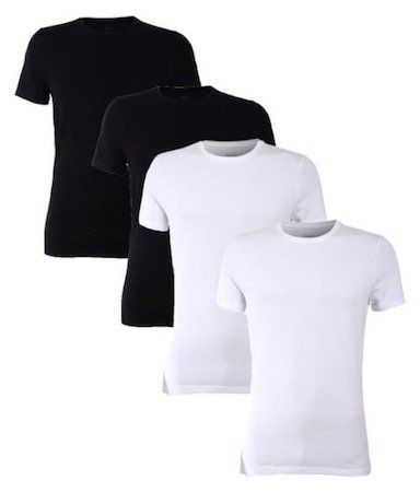 4er Pack Joop Herren T Shirts O Neck / V Neck für 39,90€ (statt 80€)