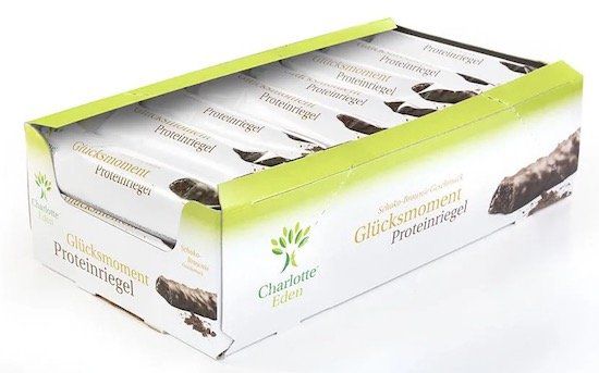 21er Pack Glücksmoment Proteinriegel Schoko Brownie (je 45g) für 9,60€ (statt 30€)