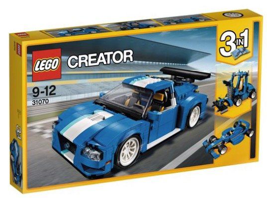 Lego Creator   3 in 1 Turborennwagen (31070) für 34,94€ (statt 44€)