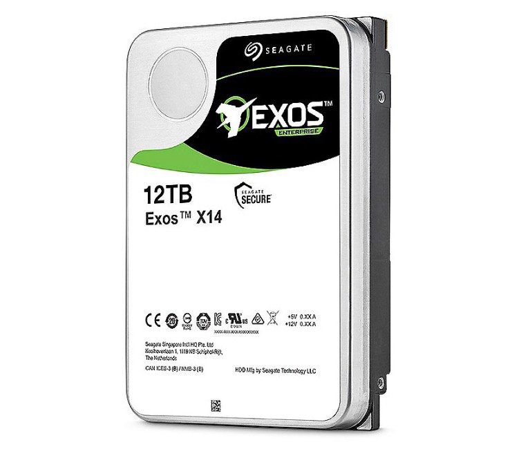 Seagate Exos X14 12TB Serverlaufwerk geeignet für 24/7 Dauerbetrieb für 333€ (statt 380€)