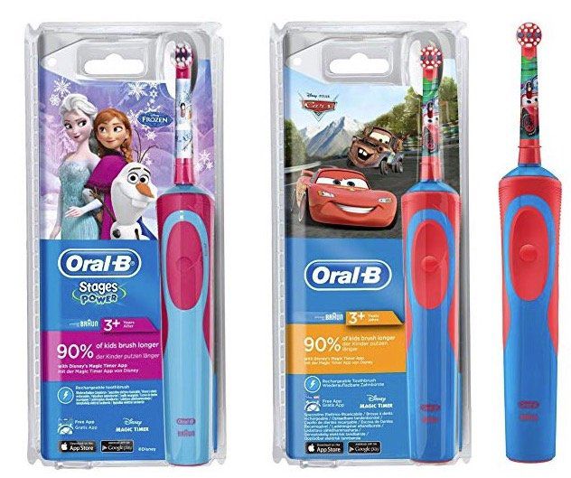 Oral B Kinder Zahnbürste im Cars oder Frozen Eiskönigin Design ab 10,95€ (statt 16€)