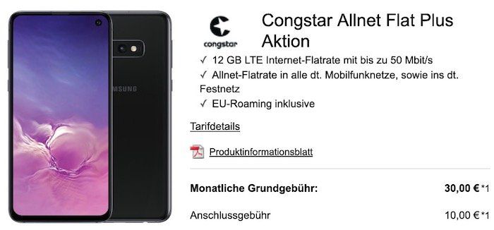 Knaller? Telekom Flat mit 12GB LTE von Congstar für eff. 15,63€ mtl. mit etwas Aufwand