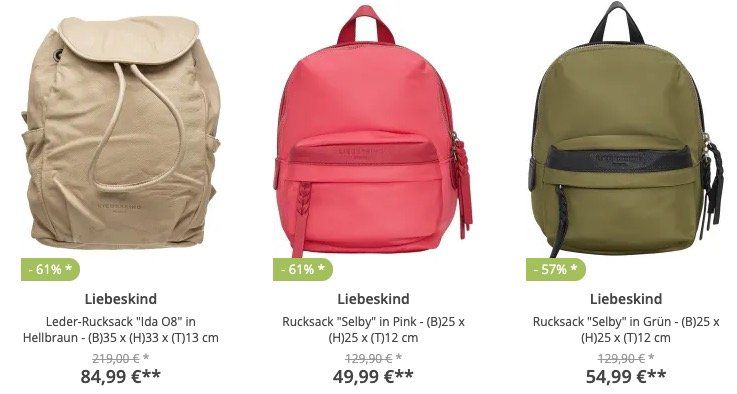 Knaller! Liebeskind Leder Geldbörse Missouri für 43,95€ (statt 100€) und weitere Deals im Sale bei limango