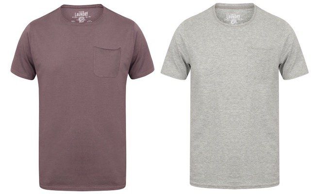 Schnell: Tokyo Laundry Zac Herren T Shirts mit Brusttasche in vielen Farben für je 4,44€ (statt 13€)