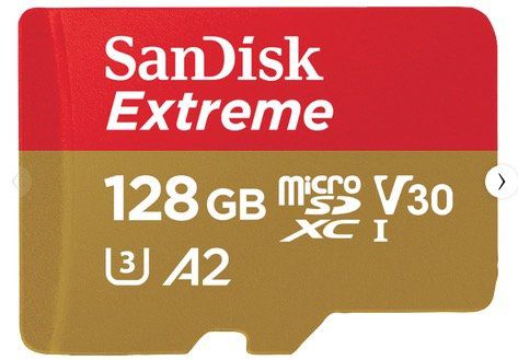 SanDisk Extreme A2 microSD 128GB für 16,99€ (statt 23€)