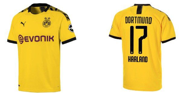 Puma BVB Heimtrikot 2019/2020 inkl. Original Beflockung für 55,91€ (statt 75€)