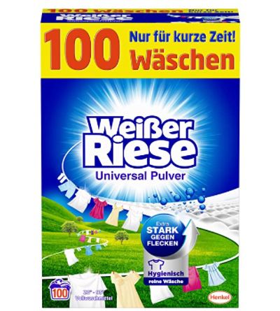 Weißer Riese Universal Waschmittel für 100 WL ab 9,99€ (statt 12€)
