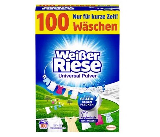 Weißer Riese Universal Waschmittel für 100 WL ab 9,99€ (statt 12€) &#8211; Sparabo