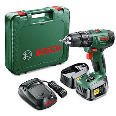 Bosch PSB 1800 LI-2 Akku-Bohrschrauber 18V + 2 Akkus + Koffer für 120,92€ (statt 143€)