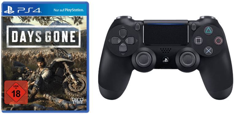 Days Gone PS4 + PlayStation 4 Dualshock Controller V2 für 74,99€ (statt 96,98€)