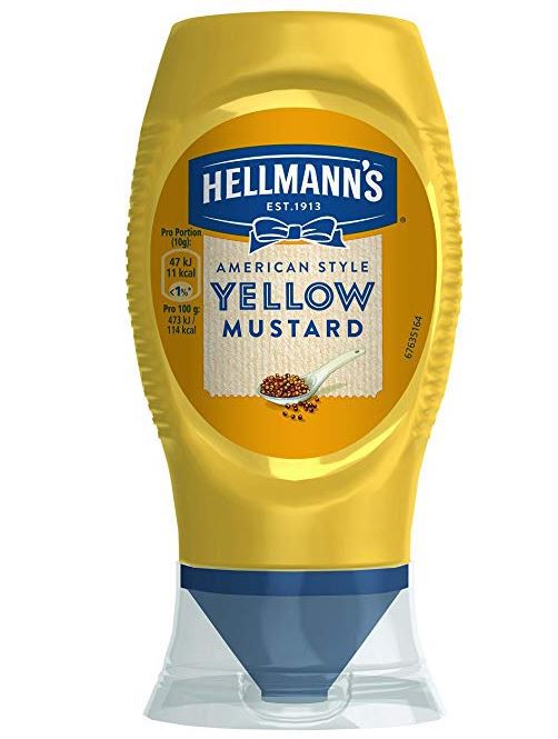 8x Hellmanns Yellow Mustard Senf (je 260g) für 10,49€ (statt 13€)